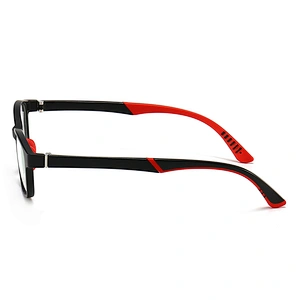 Cute Optical Glasses for Kids TR90 & TPEE Two Tones Blue Light for Computer