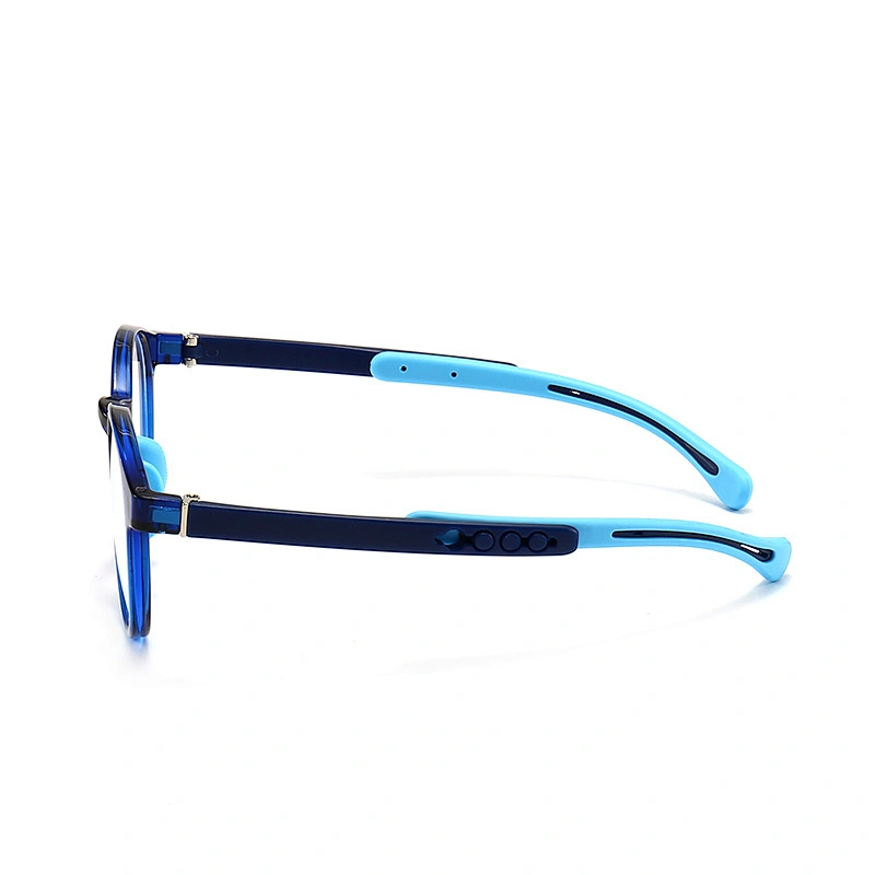 Round Optical Glasses for Youth Anti Blue Light Detachable Temple for Computer