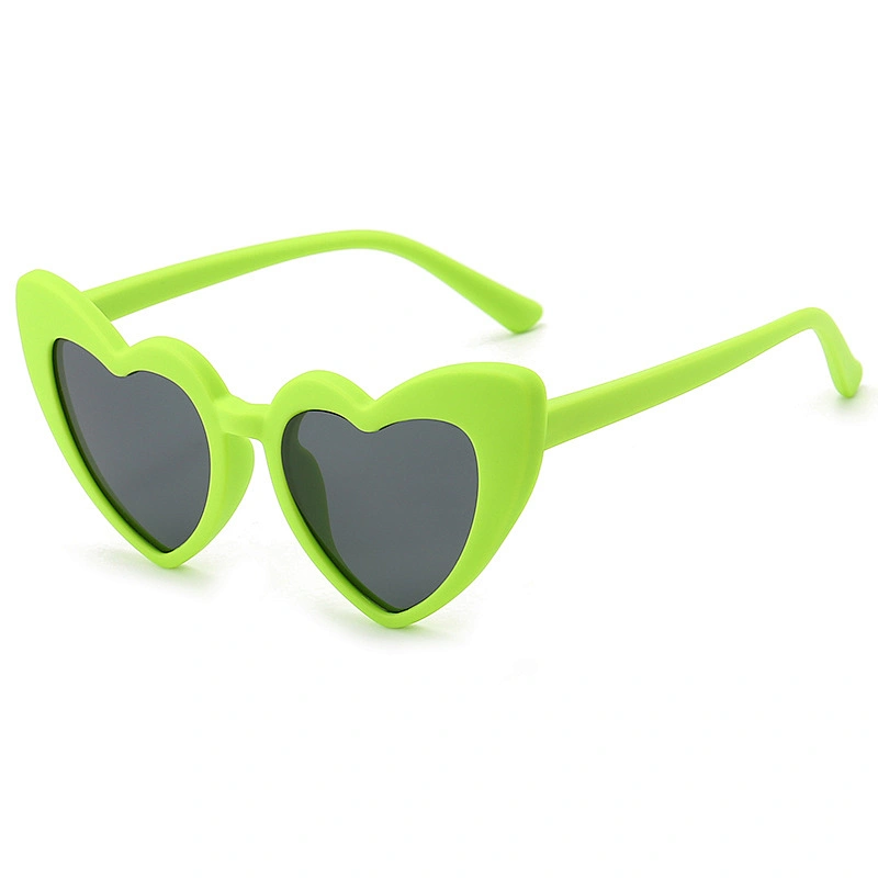 Heart Shape Sunglasses for Kids Polarized Lenses TPEE Unbreakbale
