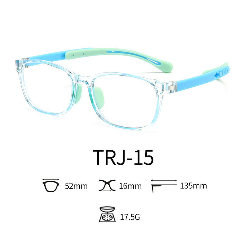 Comfortable Optical Glasses for Kids Non-slip Nose Pad Blue Light Lenses