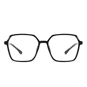 Geometric CP Optical Glasss Oversized Frame Clear Polarized Lenses