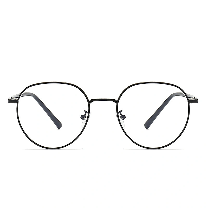 Round Metal Optical Glasses for Women and Men Clear Polarized Lenses