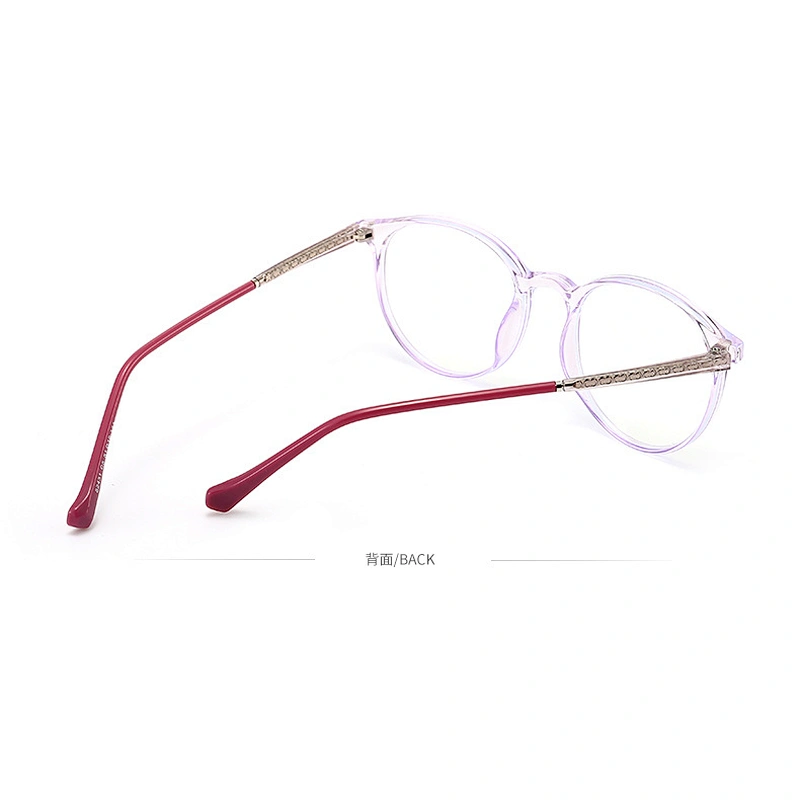 Plastic Rim Optical Glasses TR90 Temple PC Lens Comfortable Eyeglasses