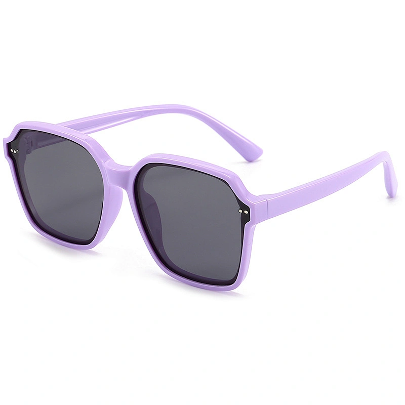Cool Children's Sunglasses Square Frame Sunglasses with Soft Silicone