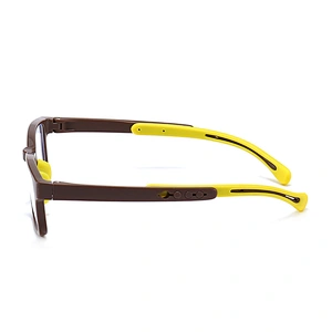 Cute Square Kids Optical Glasses Injection Color Environmentally Friendly Paint
