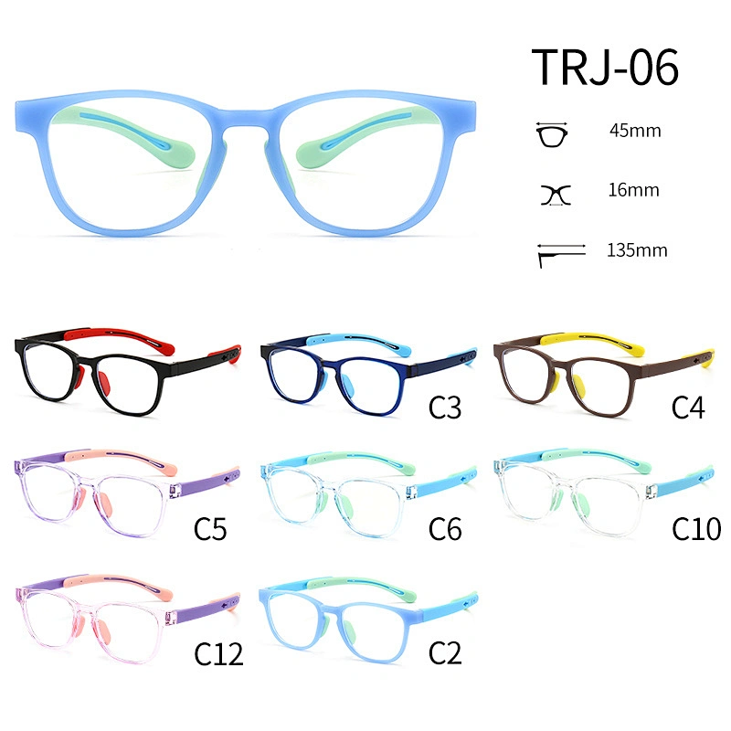 Bendable Optical Glasses for Kids TPE Vintage & Classic Style