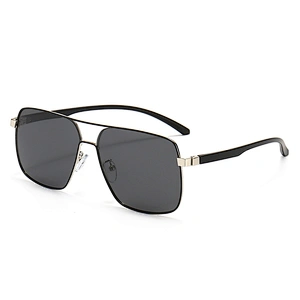 Oversize Sunglasses for Men Ploarized Lenses Double Bridge Design Sunglasses