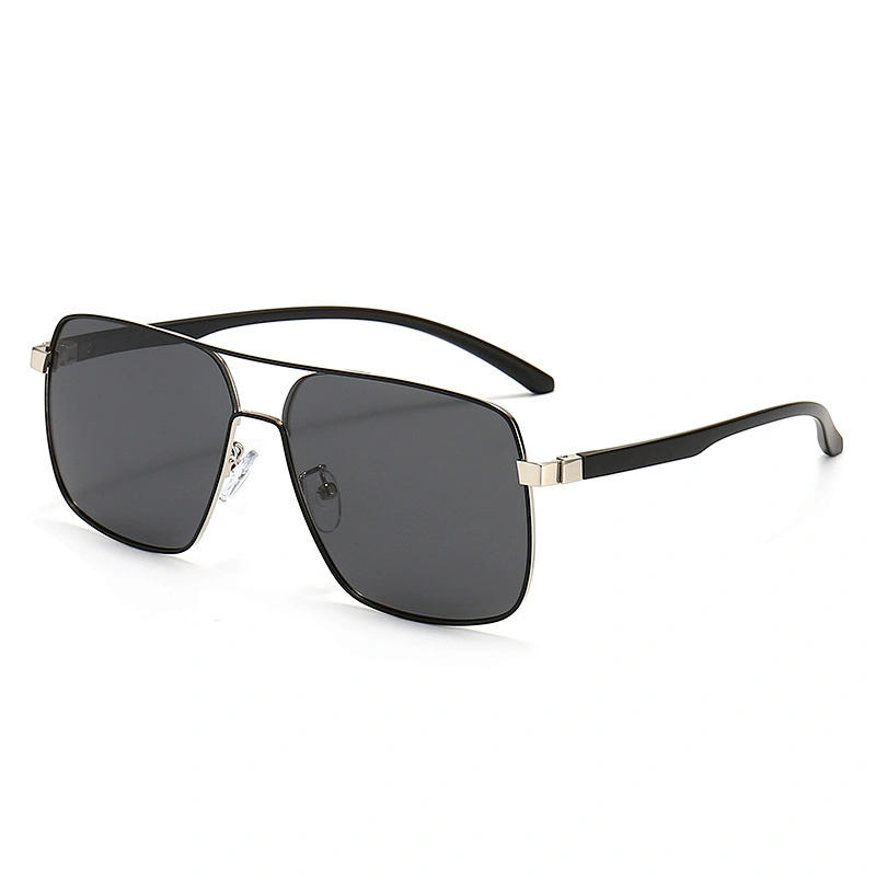 Oversize Sunglasses for Men Ploarized Lenses Double Bridge Design Sunglasses