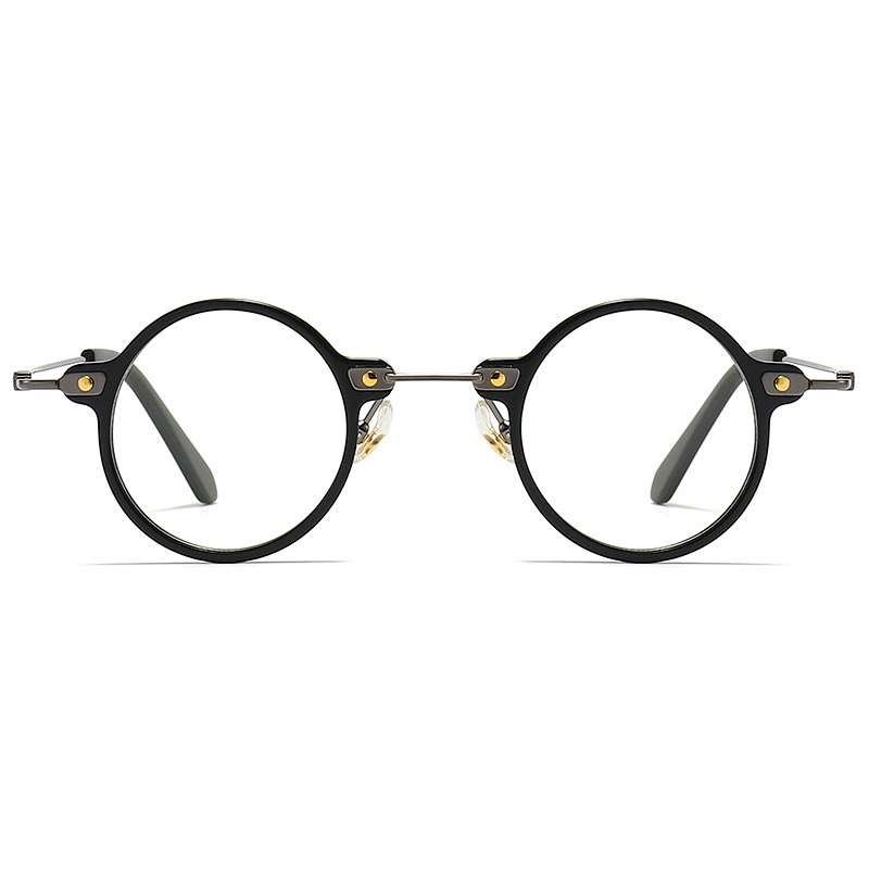 Small Circle Acetate Optical Glasses Retro Japanese Style Eyeglasses