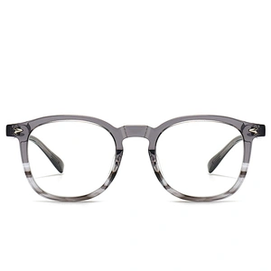 Retro Acetate Optical Glasses Unisex Clear Lenses Eyeglasses
