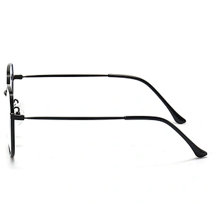 Retro Metal Optical Glasses Loved by Teenagers Classic Style Black