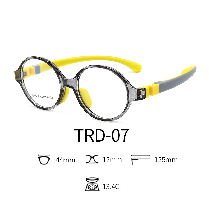 Lightweight Optical Glasses for Kids Bluelight Round Acatate Frame for Computer