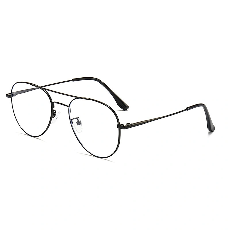 Two Bridge Metal Optical Glasses Vintage Style Round Frame Eyeglasses