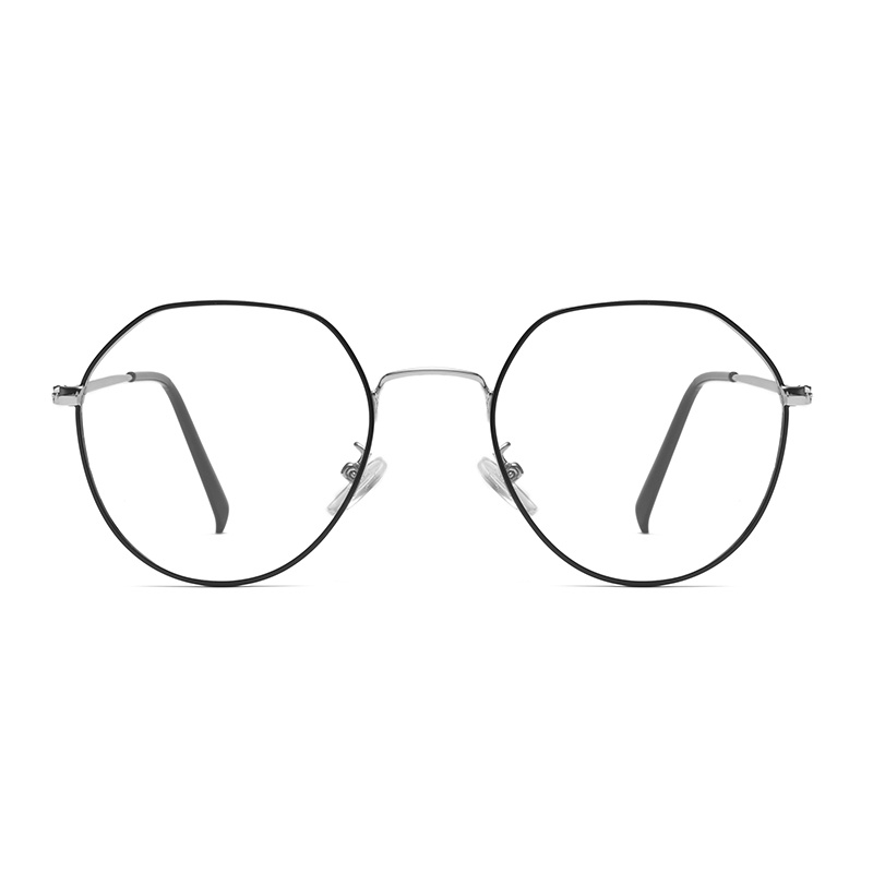 Black Metal Optical Glasses Customized Color Logo Print Available Wholesale