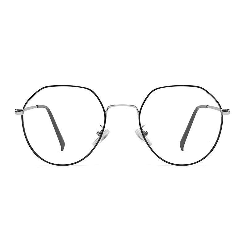 Black Metal Optical Glasses Customized Color Logo Print Available Wholesale