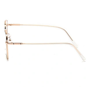 Geometric Square Metal Optical Glasses for Women and Men Inner Ring