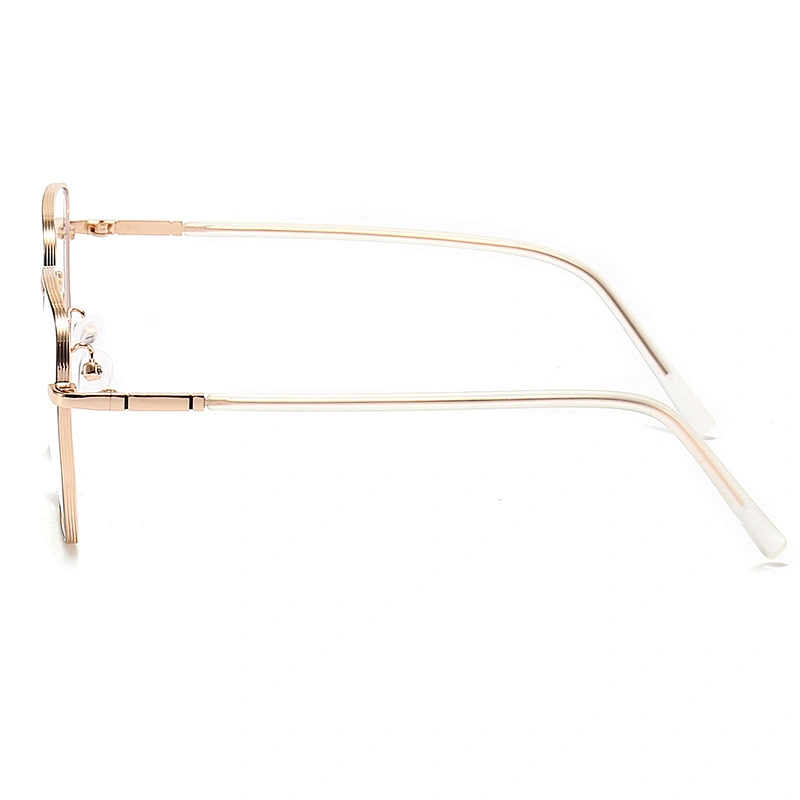 Geometric Square Metal Optical Glasses for Women and Men Inner Ring