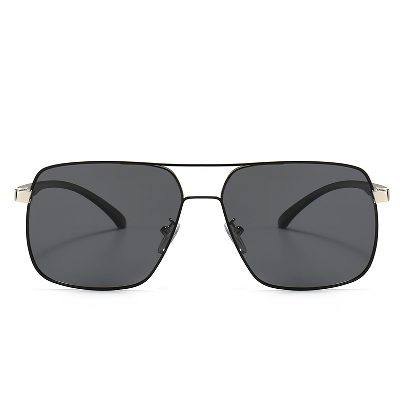 Oversize Sunglasses for Men Ploarized Lenses Double Bridge Design Sunglasses