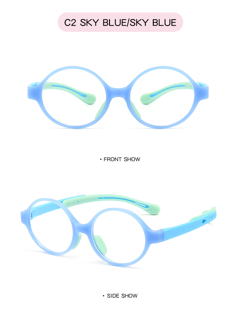 round blue light glasses