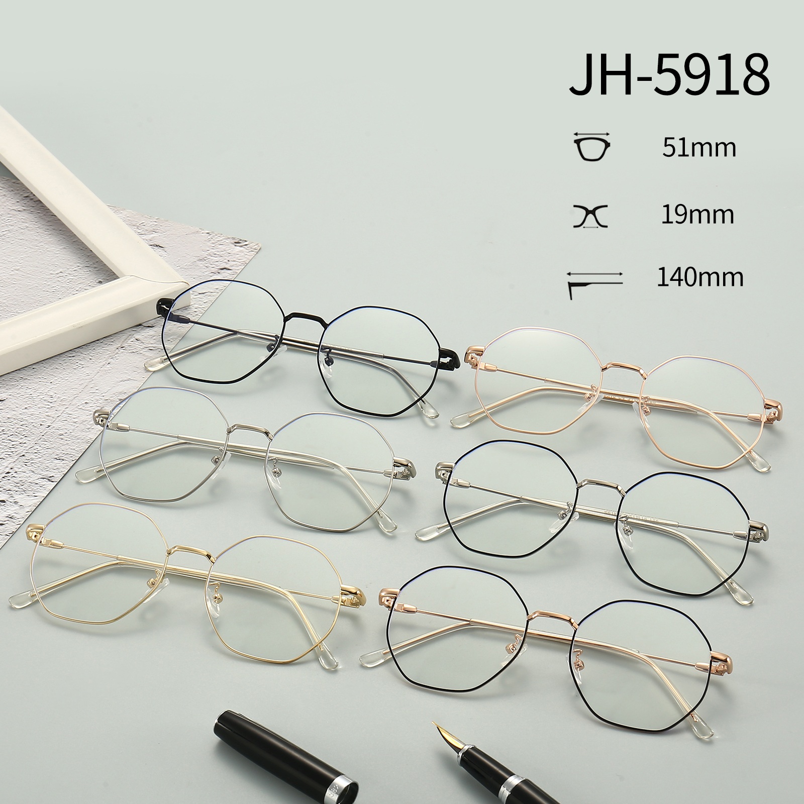 classic black glasses