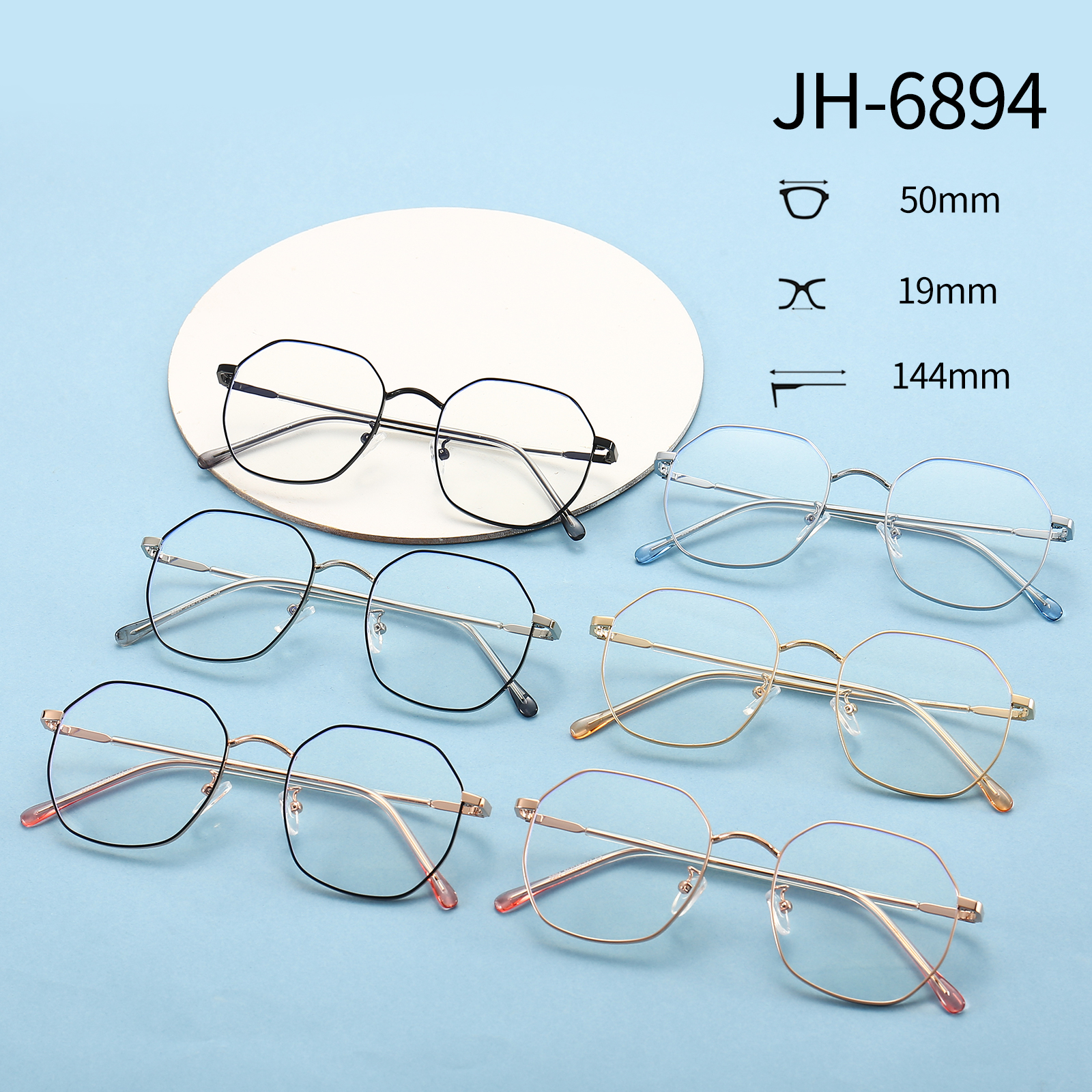 oversized aviator eyeglasses