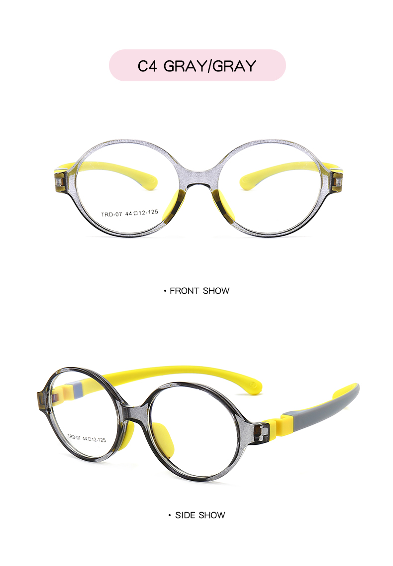 clear plastic eye glasses