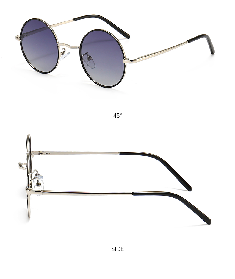 round metal sunglasses mens