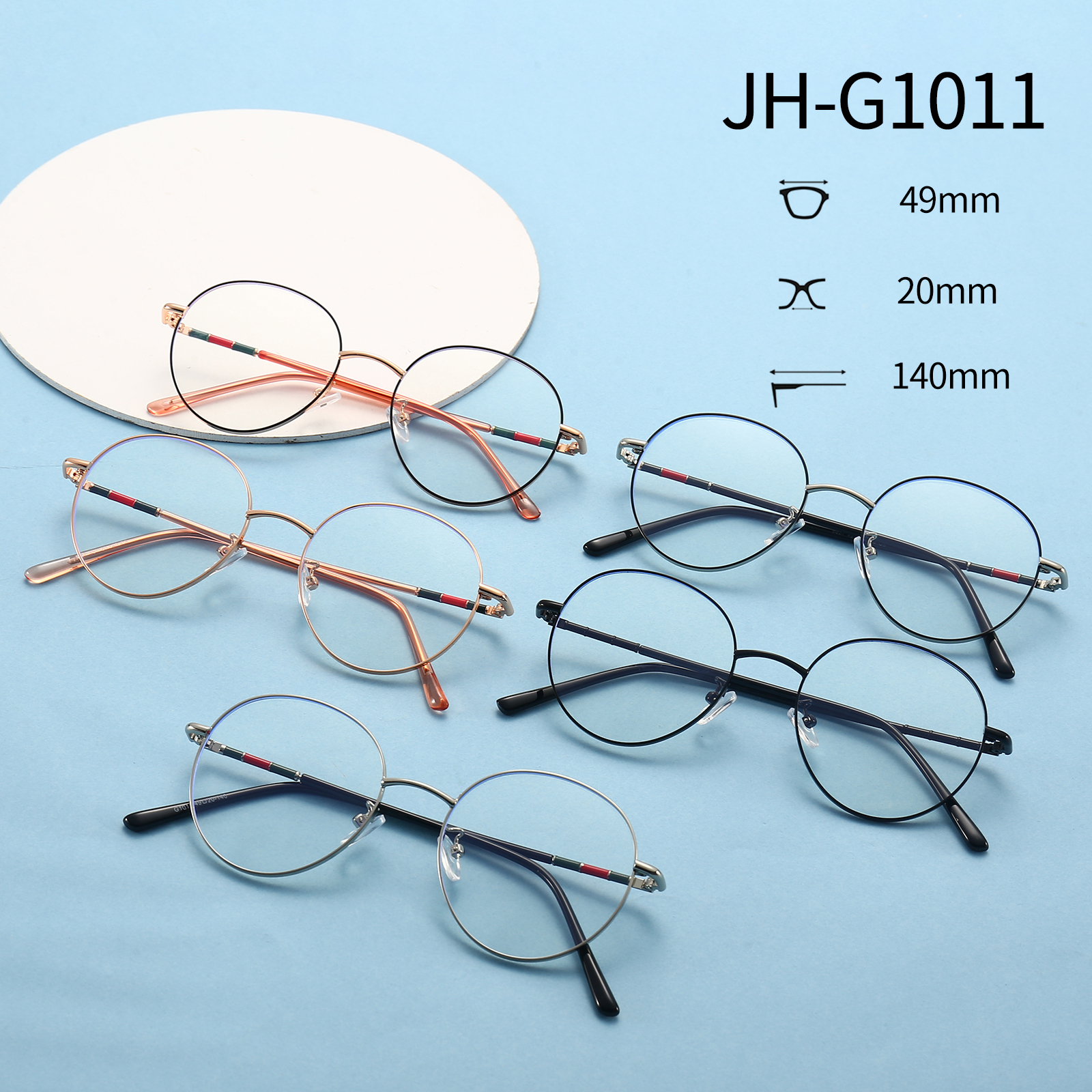 gold circle glasses