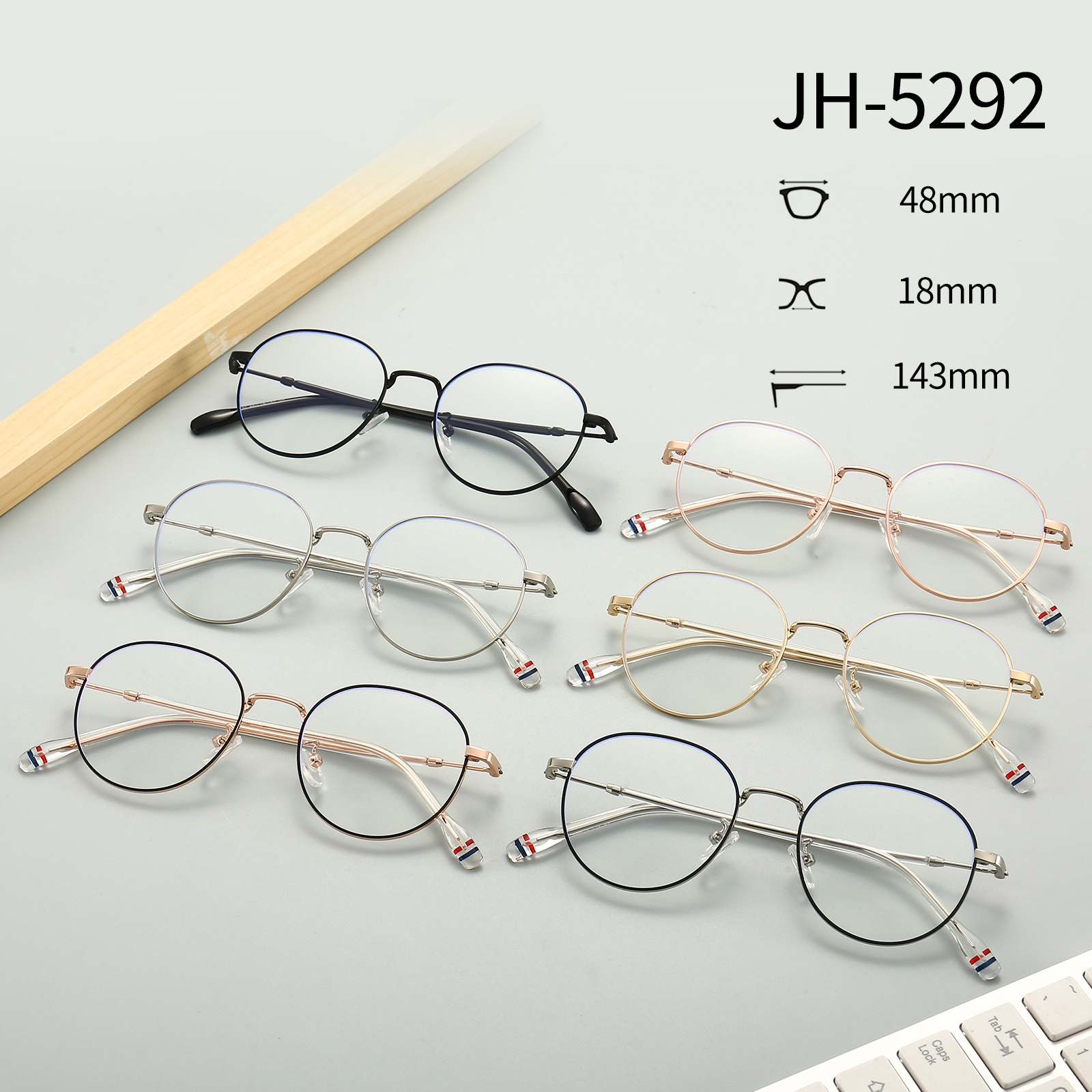 vintage round metal glasses