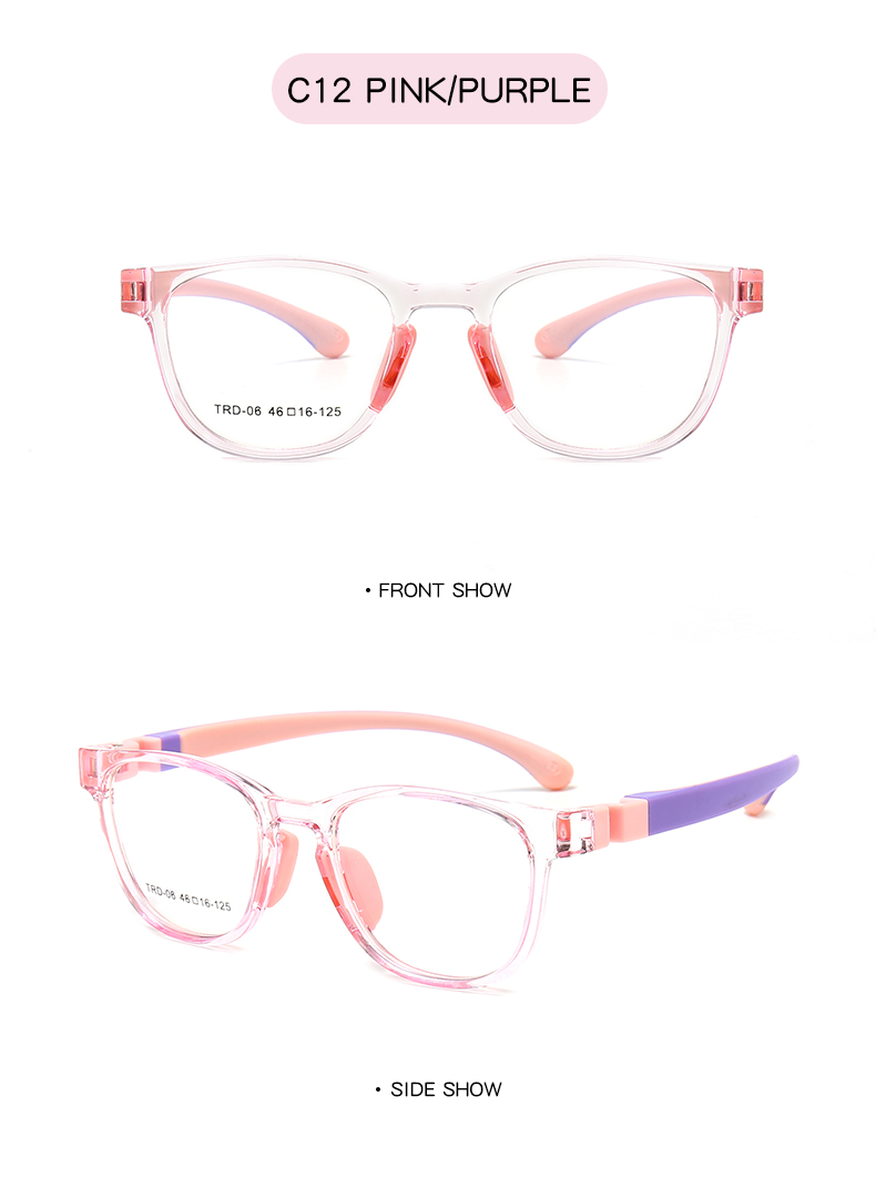small clear frame glasses
