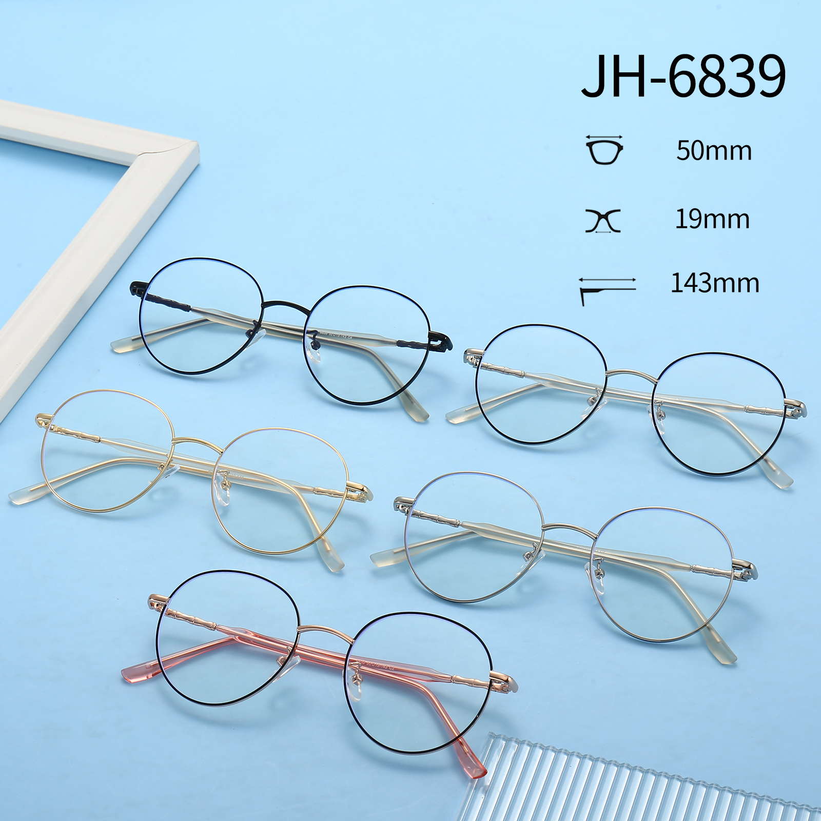 small gold glasses