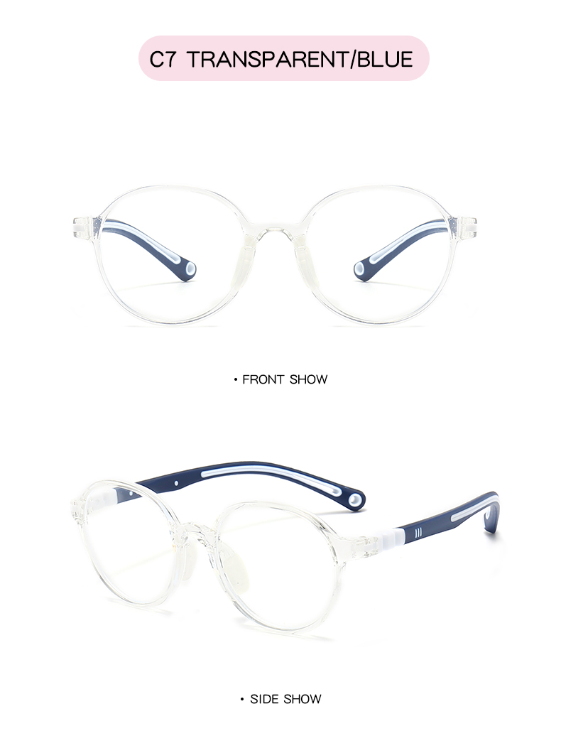 transparent lens glasses