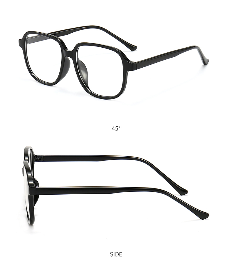 retro black frame glasses
