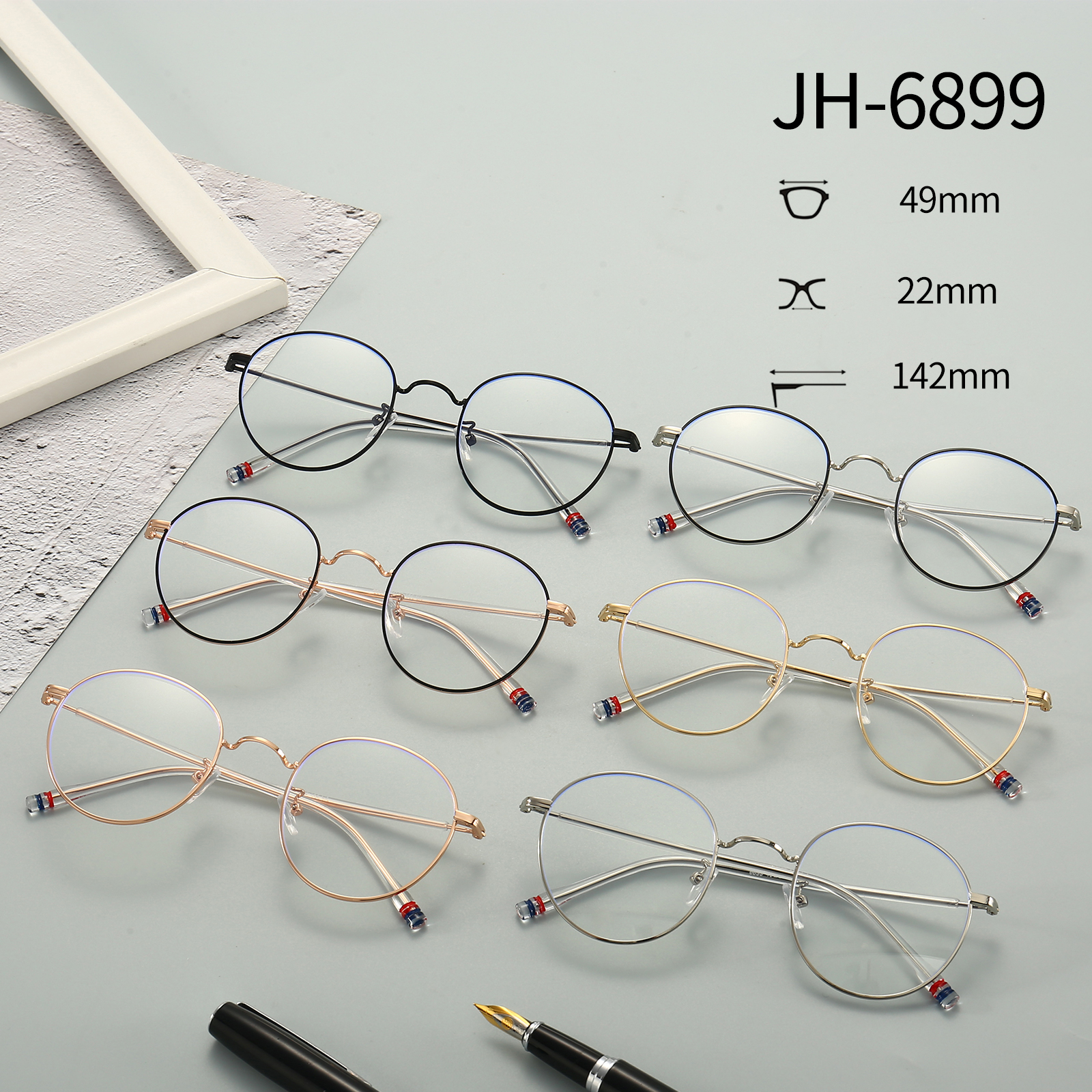bulk teenager round glasses