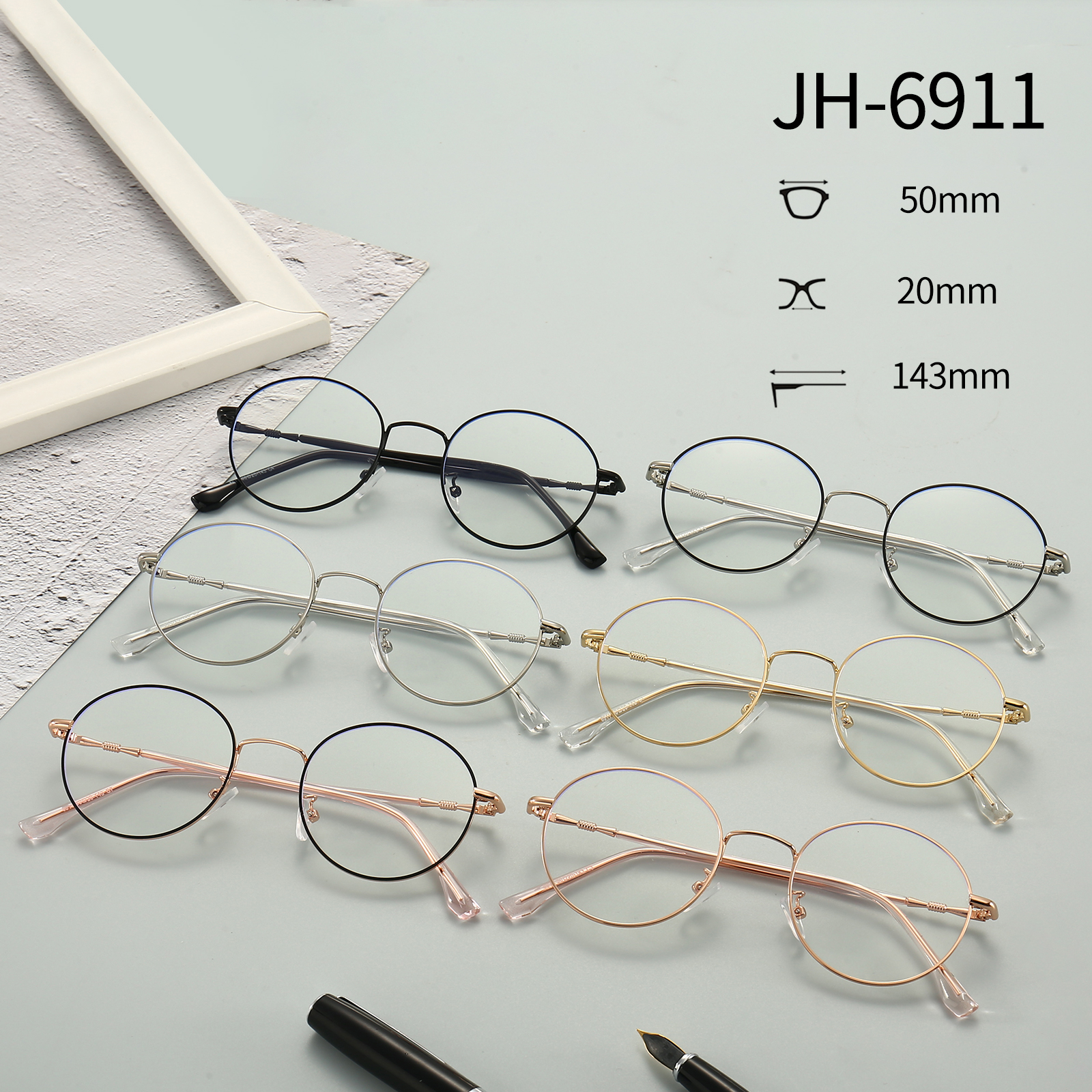 circle cute glasses