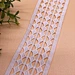 Lace clothing accessories geometry white lace trim border sequins Polyester Milk Silk Cotton lace
