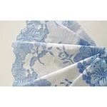 New design lace trim elastic nylon and spandex  textile sexy  blue pretty dyeing  lace for garment clothes underwear lingeries