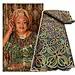 K1070 Party Lace FabricIns African Full length Fantasy Beads Embroidery Lace New Year Party Dress Fabric