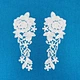 Popular Flower Lace Collar Embroidery Motif Pairs of Lace Appliques Embroidery Hollow Out Water Soluble Lace