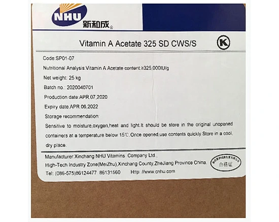 vitamin a acetate powder vitamin e acetate powder
