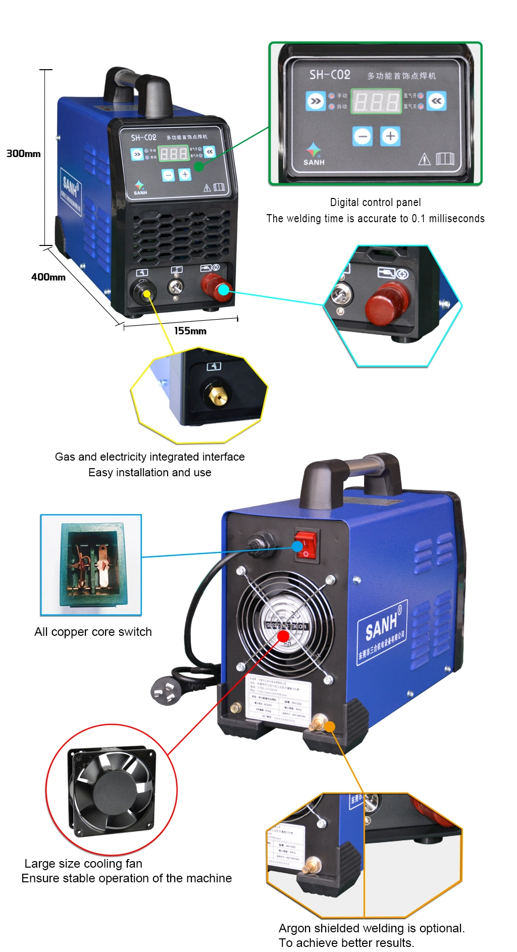 Jewelry spot welder