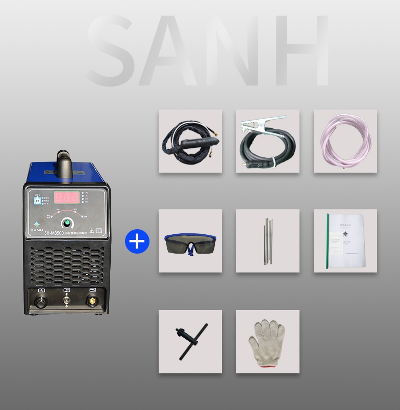 Multi-metal repair cold welder