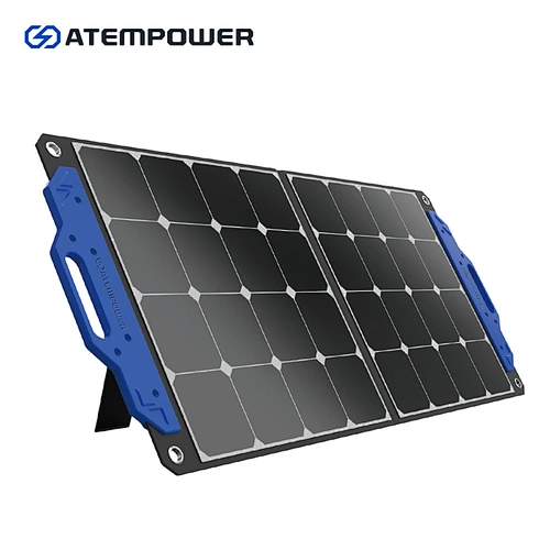 ATEM POWER 100W Sunpower Monocrystalline IP65 Camping Folding Portable Solar Panel
