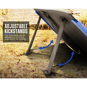 ATEM POWER Outdoor Camping Lightweight Etfe 100W Mono Portable Folding Solar Panel