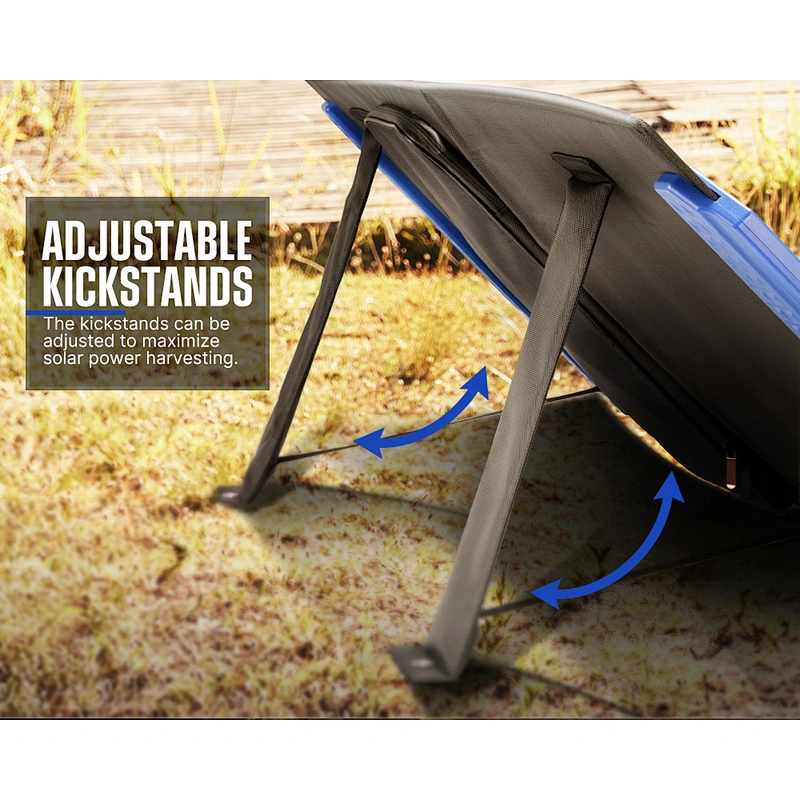 ATEM POWER Outdoor Camping Lightweight Etfe 100W Mono Portable Folding Solar Panel