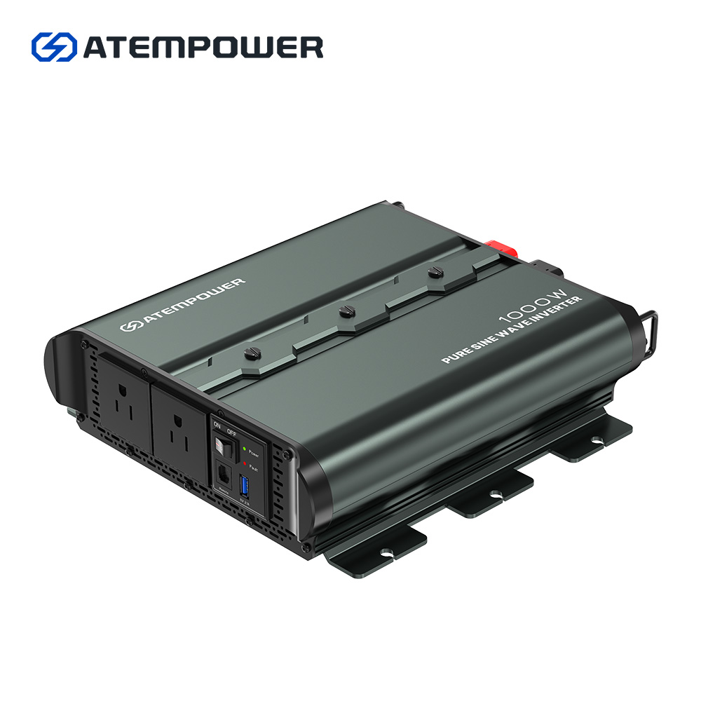 ATEM POWER 12V To 120V/230V 1000W/2000W Pure Sine Wave Power Inverter