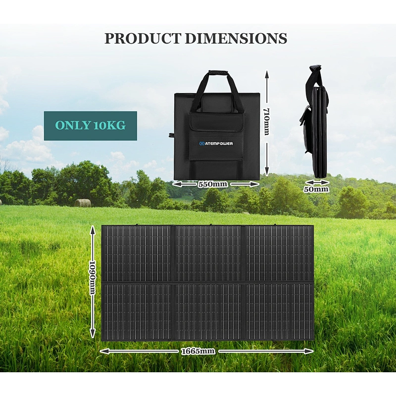 ATEM POWER 12V 300W Folding Solar Panel Blanket