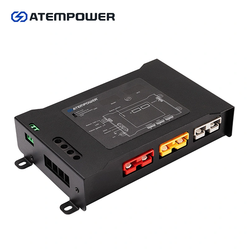 ATEM POWER Black DC to DC Dual Charger Smart Hub with Anderson Plug