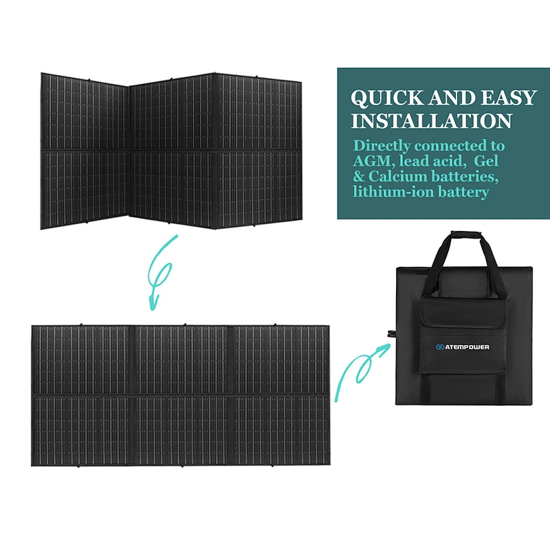 ATEM POWER 12V 300W Folding Solar Panel Blanket