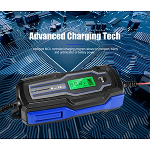 ATEM POWER 4A 6V/12V Automatic SLA AGM Car Truck Boat Motorcycle Smart Battery Charger